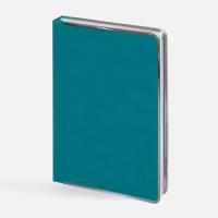 Ежедневник Metal Frame на заказ, датированный, бирюзовый от martvrn.ru