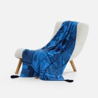 Плед на заказ Tricksy Net Light, XL, полушерсть от martvrn.ru