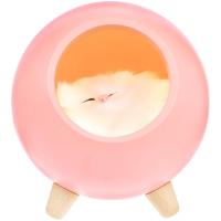 Беспроводная лампа-колонка Right Meow, розовая от martvrn.ru