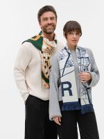 Шарф на заказ Tricksy Classic Fint, M, полушерсть от martvrn.ru