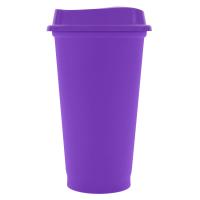 Стакан с крышкой Color Cap, фиолетовый от martvrn.ru
