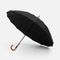 Зонт-трость Cloudfall, черный от martvrn.ru
