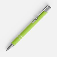 Ручка шариковая Keskus Soft Touch, зеленое яблоко от martvrn.ru