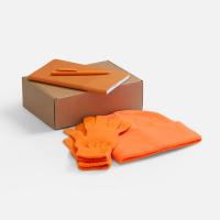 Набор Knit Warm, оранжевый от martvrn.ru