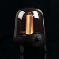 Беспроводная колонка с подсветкой soundFlicker, черная от martvrn.ru