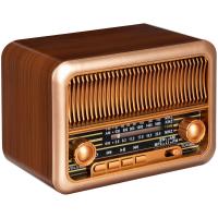 Bluetooth-колонка с радио Beatnik, коричневая от martvrn.ru