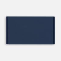 Лейбл из ПВХ Dzeta, M, темно-синий от martvrn.ru