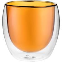 Стакан с двойными стенками Glass Bubble, желтый от martvrn.ru