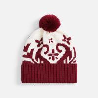 Шапка Wintertude, красная с белым от martvrn.ru