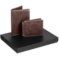 Набор Apache Billfold, темно-коричневый от martvrn.ru