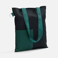 Шопер Onlook, черный с зеленым от martvrn.ru