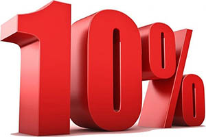 Скидка 10% при заказе на общую сумму от 100т.р.