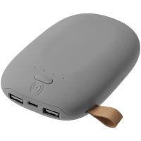 Аккумулятор с беспроводной зарядкой Pebble Wireless 9000 мАч, серый от martvrn.ru