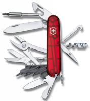 Офицерский нож CyberTool L, прозрачный красный от martvrn.ru