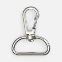 Застежка-карабин Snap Hook, L, серебристая (хром) от martvrn.ru
