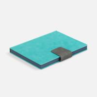 Ежедневник Grande Strap на заказ, датированный, бирюзовый от martvrn.ru