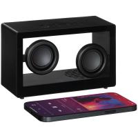 Bluetooth-колонка со светомузыкой Sensofonic, черная от martvrn.ru