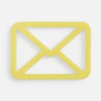 Подвеска Office, 3D-печать на заказ, конверт от martvrn.ru