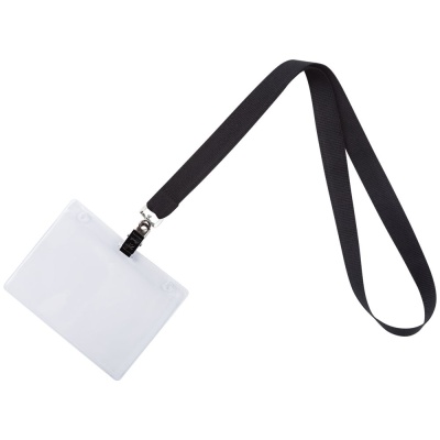 Лента для бейджа Neckband, черная от martvrn.ru