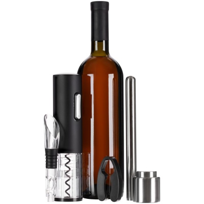 Винный набор Wine Diesel, черный от martvrn.ru