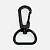 Застежка-карабин Snap Hook, M, черная от martvrn.ru