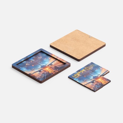 Головоломка-пятнашки с крышкой PuzzleBox на заказ от martvrn.ru