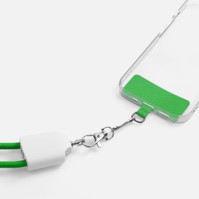Кабель-ланьярд energyFlex Pro, зеленый от martvrn.ru