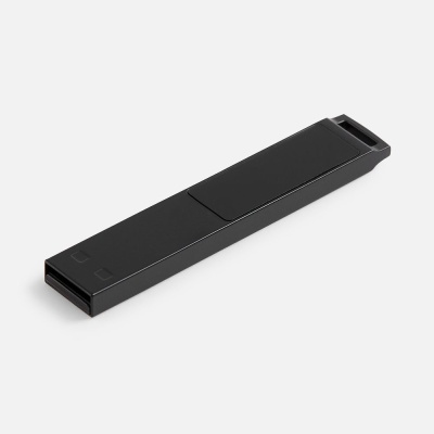 Флешка markBright Black с синей подсветкой, 32 Гб от martvrn.ru