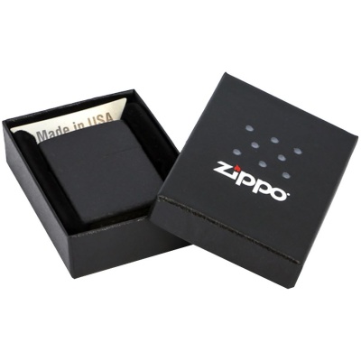 Зажигалка Zippo Classic Matte, матовая черная от martvrn.ru