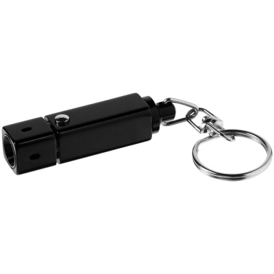 Брелок с фонариком Lumitronic, черный от martvrn.ru