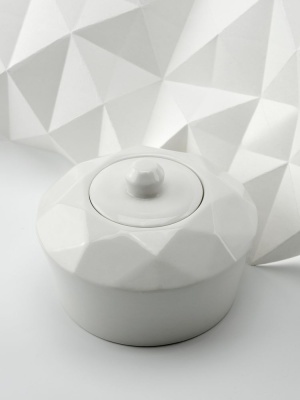 Сахарница Diamante Bianco, белая от martvrn.ru