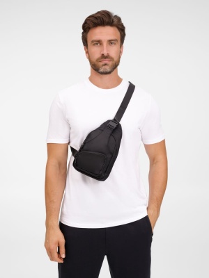 Спортивный кросс-боди рюкзак Bagventure, черный от martvrn.ru