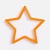 Подвеска «Звезда», 3D-печать, оранжевая от martvrn.ru