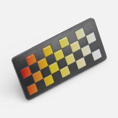 Значок Magnet Matto, серый металлик от martvrn.ru