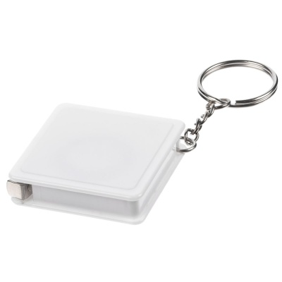 Брелок с рулеткой Square, ver.2, белый от martvrn.ru