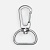 Застежка-карабин Snap hook, M, серебристая (хром) от martvrn.ru