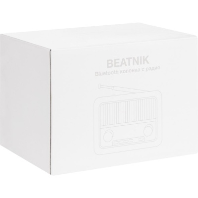 Bluetooth-колонка с радио Beatnik, коричневая от martvrn.ru