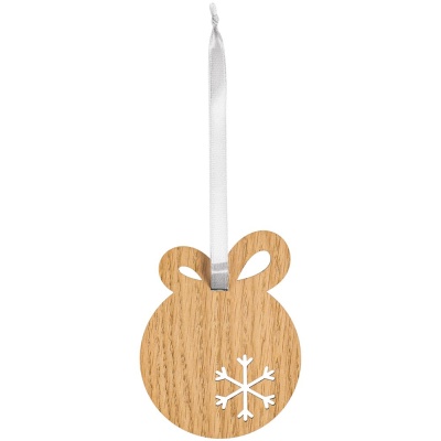 Деревянная подвеска Christmate, шар от martvrn.ru