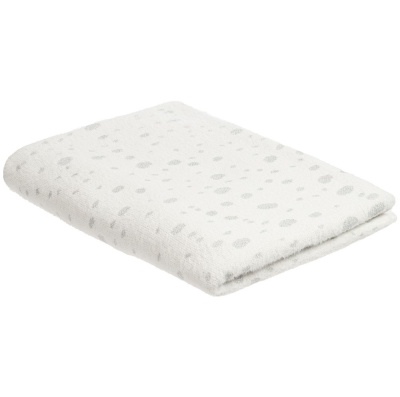 Плед Snowspot Fluffy, белый с люрексом от martvrn.ru