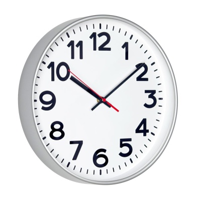 Часы настенные ChronoTop, серебристые от martvrn.ru