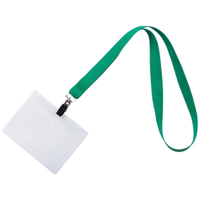 Лента для бейджа Neckband, зеленая от martvrn.ru