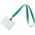 Лента для бейджа Neckband, зеленая от РПК МАРТ Воронеж Лента для бейджа Neckband, зеленая от martvrn.ru