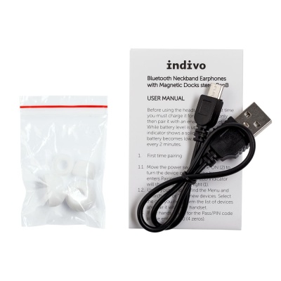 Bluetooth наушники stereoBand, ver.2, черные от martvrn.ru