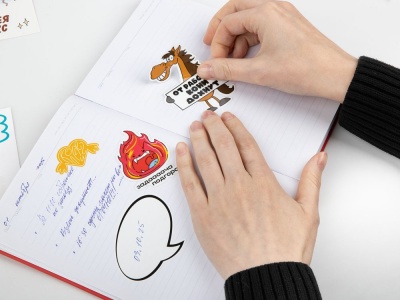 Наклейки ПВХ Sticker Pack на заказ, M от martvrn.ru