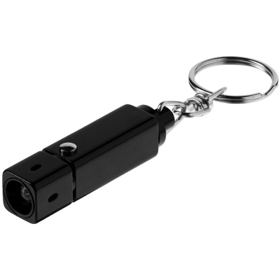 Брелок с фонариком Lumitronic, черный от martvrn.ru