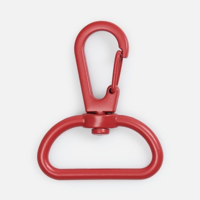 Застежка-карабин Snap Hook, L, красная от martvrn.ru