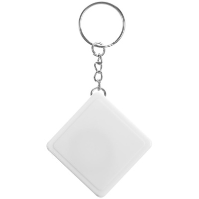 Брелок с рулеткой Square, ver.2, белый от martvrn.ru