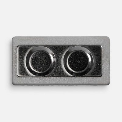 Значок Magnet Matto, серебристый глянцевый от martvrn.ru