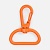 Застежка-карабин Snap Hook, L, оранжевый неон от martvrn.ru