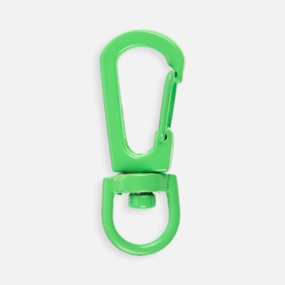 Застежка-карабин Snap Hook, S, зеленый неон от martvrn.ru